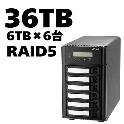 Areca Thunderbolt5 6ベイ RAID 36TB [ARC-8050T5U-6-36T]