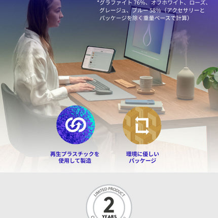 PEBBLE MOUSE 2 M350S　グラファイト [M350SGR]