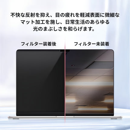 マグネット式 360°プライバシーフィルター（非光沢/マット） MacBook Pro 14インチ M5/M4/M3/M2/M1 [MBP14-Mag360]