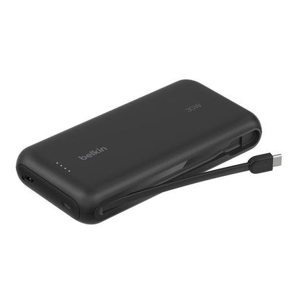 BoostCharge PD30W ケーブル内蔵モバイルバッテリー 20000mAh ブラック [BPB024fqBK]
