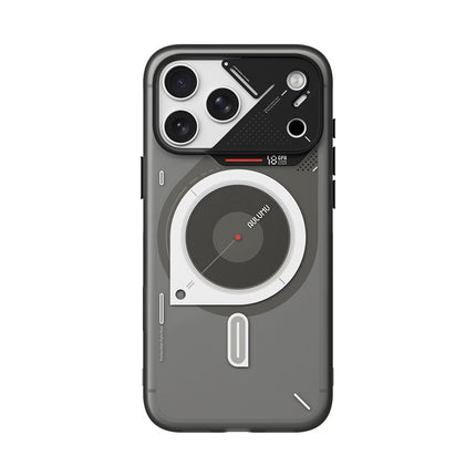 AULUMU A18 フロスト MagSafe対応ケース for iPhone 18 Pro Max/17 Pro Max 半透明グレー [ALM28727i18PM]