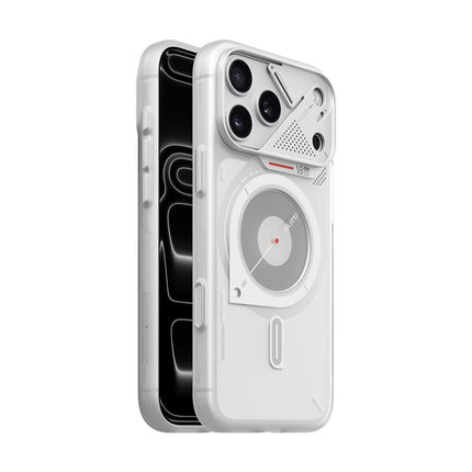 AULUMU A18 フロスト MagSafe対応ケース for iPhone 18 Pro Max/17 Pro Max 半透明ホワイト [ALM28729i18PM]