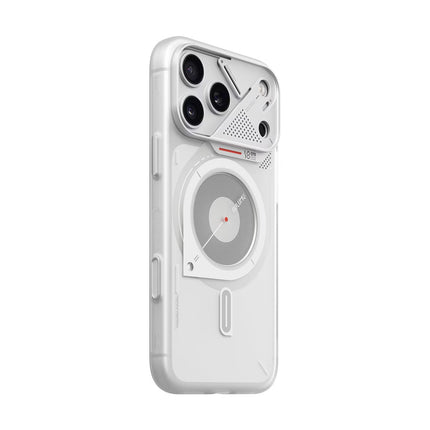 AULUMU A18 フロスト MagSafe対応ケース for iPhone 18 Pro/17 Pro 半透明ホワイト [ALM28728i18PR]