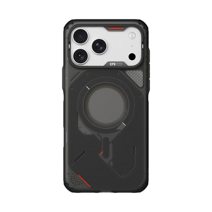 AULUMU A18 アウトドア MagSafe対応ケース for iPhone 18 Pro/17 Pro 半透明グレー [ALM28730i18PR]