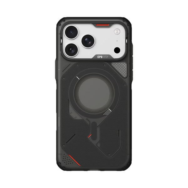 AULUMU A18 アウトドア MagSafe対応ケース for iPhone 18 Pro/17 Pro 半透明グレー [ALM28730i18PR]