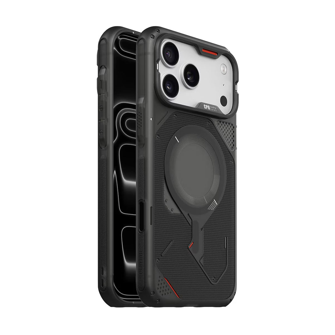 AULUMU A18 アウトドア MagSafe対応ケース for iPhone 18 Pro/17 Pro 半透明グレー