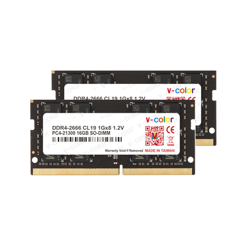 v-color製 DDR4 SO-DIMM 2666MHz 64GB（32GBx2）[260-2666-32GBx2-VC]｜Mac専門店 秋葉館