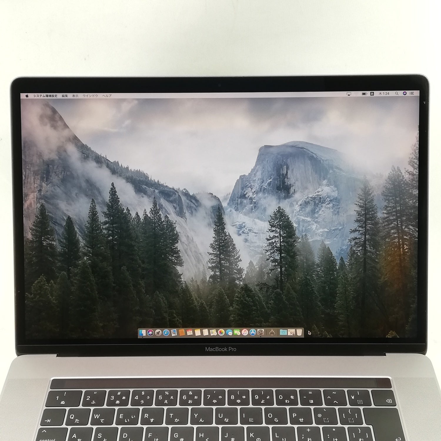 MacBook Pro Touch Bar 15インチ / 2018 / 32GB / 1TB / スペースグレイ / ランク:D /  MR942J/A 【管理番号:31576】