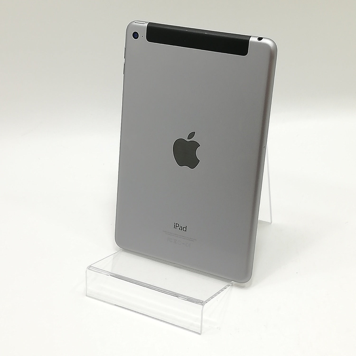 【9月の決算セール】【決算特価！】iPad mini 4 Wi-Fi+Cellularモデル / 7インチ / 2015 / 128GB / スペースグレイ / au版SIMロック解除品 / ランク:C / MK762J/A / A1550 【管理番号:33182】