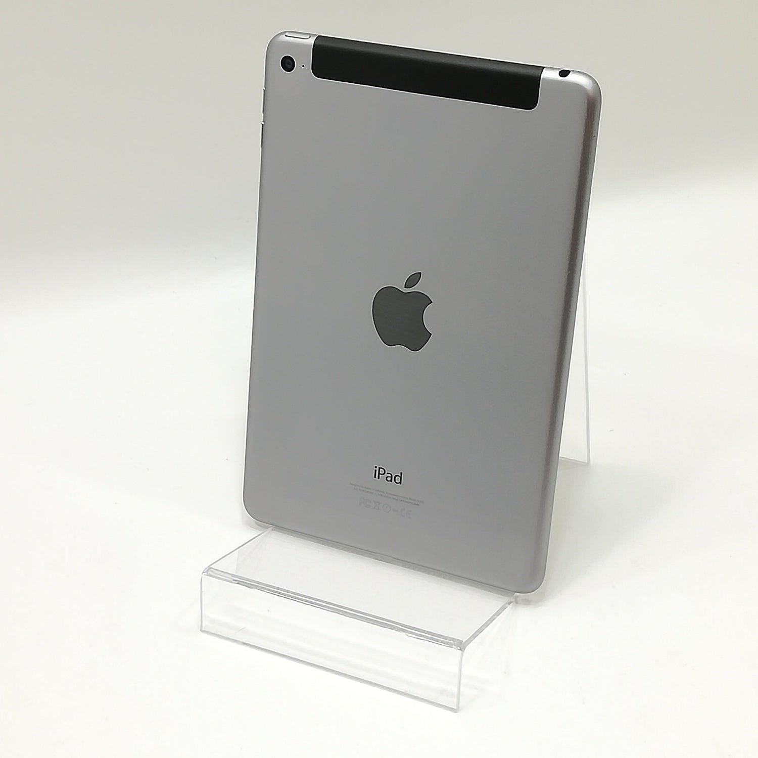 【9月の決算セール】【決算特価！】iPad mini 4 Wi-Fi+Cellularモデル / 7インチ / 2015 / 128GB / スペースグレイ / au版SIMロック解除品 / ランク:C / MK762J/A / A1550 【管理番号:33225】