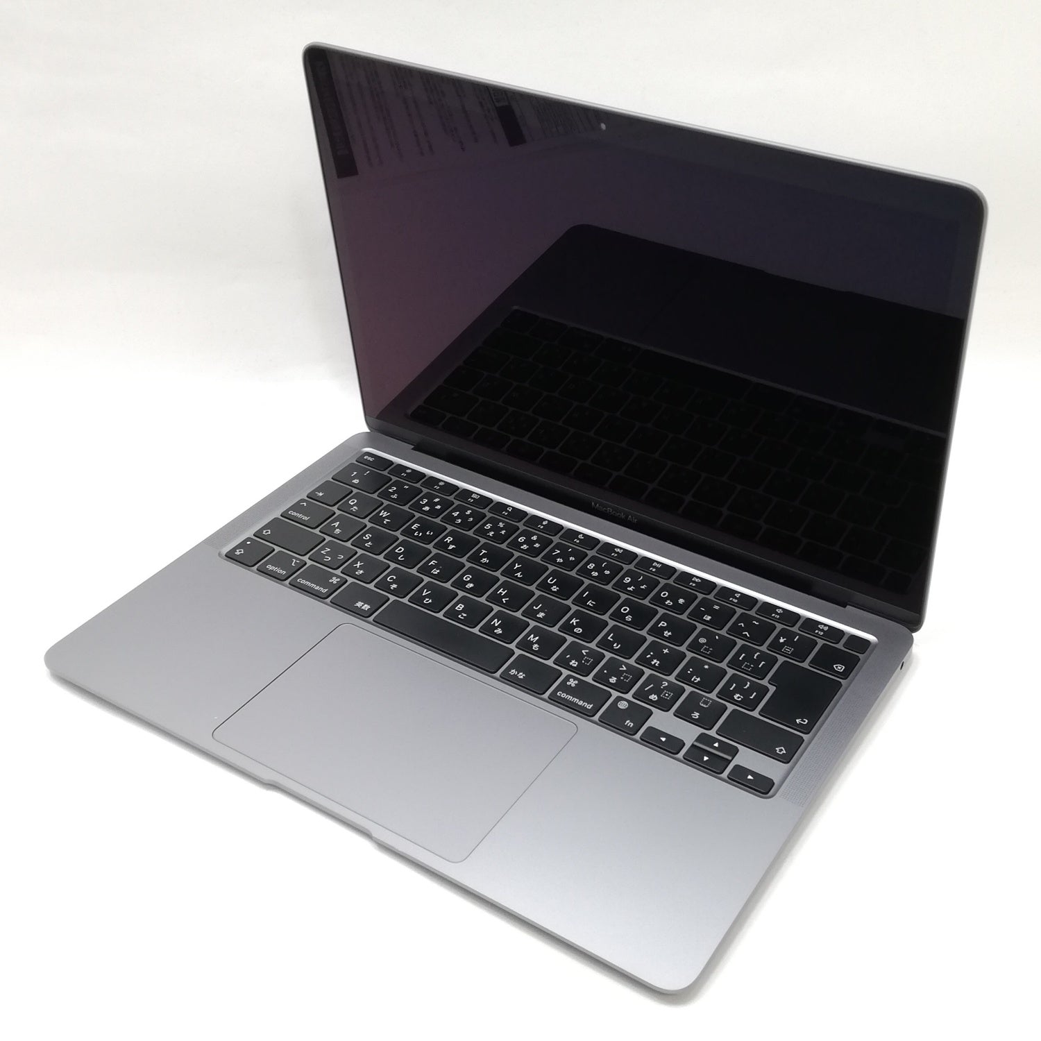 MacBook Air M1 / 13インチ / Mid2020 / 16GB / 256GB / スペースグレイ / ランク:B / MGN63J/A / 【中古品管理番号:34813】