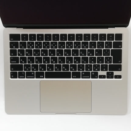 MacBook Air M3 / 13インチ / 2024 / 8GB / 512GB / スターライト / ランク:A / MRXU3J/A / 【中古品管理番号:35146】