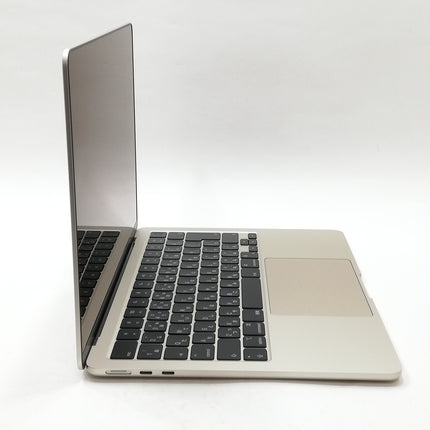 MacBook Air M3 / 13インチ / 2024 / 8GB / 512GB / スターライト / ランク:A / MRXU3J/A / 【中古品管理番号:35146】