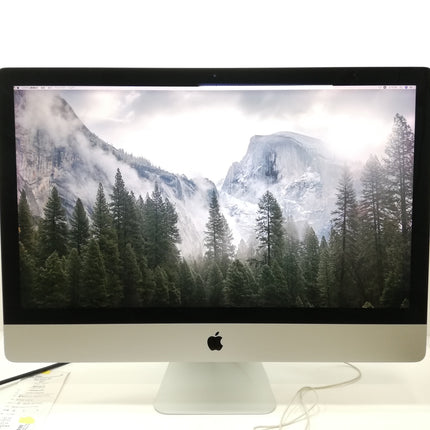 iMac Retina 5K / 27インチ / 2017 / 64GB / 1TB / シルバー / ランク:C / MNEA2J/A / 【中古品管理番号:35661】