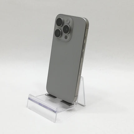 iPhone 15 Pro / 2023 / 128GB / ナチュラルチタニウム / 国内版SIMフリー / ランク:A / MTU93J/A / A3101 【中古品管理番号:35934】