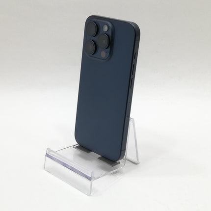iPhone 15 Pro / 2023 / 256GB / ブルーチタニウム / 国内版SIMフリー / ランク:A / MTUG3J/A / A3101 【中古品管理番号:35962】