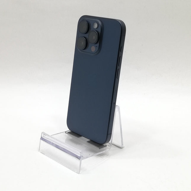【決算セール！9/30火20時まで】iPhone 15 Pro / 2023 / 128GB / ブルーチタニウム / 国内版SIMフリー / ランク:C / MTUA3J/A / A3101 【中古品管理番号:35967】