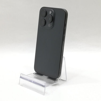iPhone 15 Pro / 2023 / 128GB / ブラックチタニウム / 国内版SIMフリー / ランク:A / MTU73J/A / A3101 【中古品管理番号:36019】