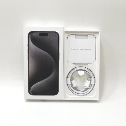 iPhone 15 Pro / 2023 / 128GB / ブラックチタニウム / 国内版SIMフリー / ランク:A / MTU73J/A / A3101 【中古品管理番号:36019】