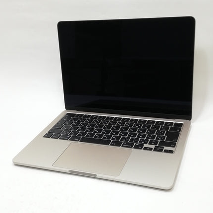 MacBook Air M2 / 13インチ / 2022(2024) / 16GB / 256GB / スターライト / ランク:A / MC7W4J/A / 【中古品管理番号:36085】