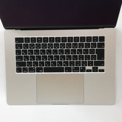MacBook Air M3 / 15インチ / 2024 / 16GB / 512GB / スターライト / ランク:A / MXD33J/A / 【中古品管理番号:36143】