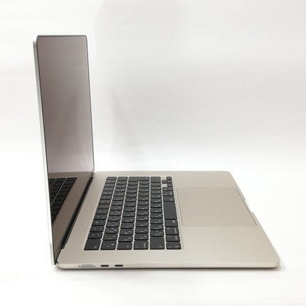 MacBook Air M3 / 15インチ / 2024 / 16GB / 512GB / スターライト / ランク:A / MXD33J/A / 【中古品管理番号:36143】