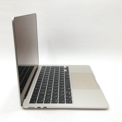 MacBook Air M3 / 13インチ / 2024 / 16GB / 512GB / スターライト / ランク:B / MXCU3J/A / 【中古品管理番号:36149】