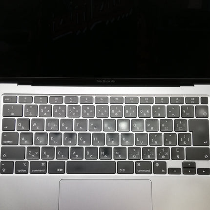 MacBook Air M1 / 13インチ / Mid2020 / 8GB / 256GB / スペースグレイ / ランク:C / MGN63J/A / 【中古品管理番号:36269】