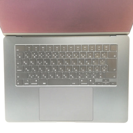 MacBook Air M2 / 15インチ / 2023 / 8GB / 256GB / ミッドナイト / ランク:B / MQKW3J/A / 【中古品管理番号:36307】