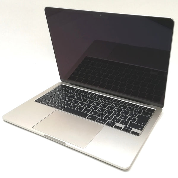MacBook Air M3 / 13インチ / 2024 / 16GB / 256GB / スターライト / ランク:B / MC8J4J/A / 【中古品管理番号:36312】