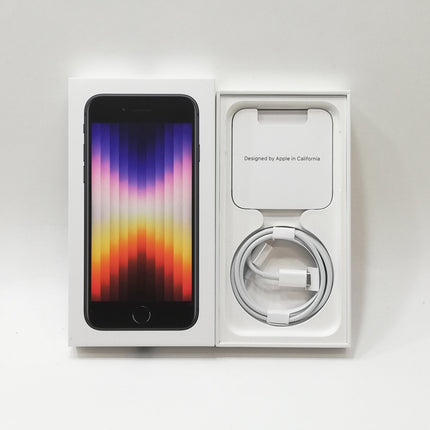 【中古iPhone販売強化月間8/31日20時まで！】iPhone SE 第3世代 / 2022 / 128GB / ミッドナイト / SoftBank版SIMフリー / ランク:B / MMYF3J/A / A2782 【中古品管理番号:36350】