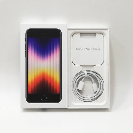 【中古iPhone販売強化月間8/31日20時まで！】iPhone SE 第3世代 / 2022 / 128GB / ミッドナイト / 国内版SIMフリー / ランク:B / MMYF3J/A / A2782 【中古品管理番号:36352】