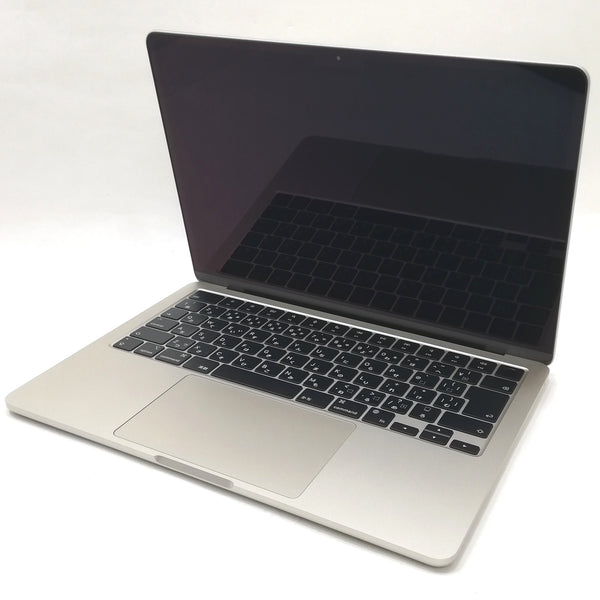 MacBook Air M3 / 13インチ / 2024 / 16GB / 256GB / スターライト / ランク:A / MRXT3J/A / 【中古品管理番号:36456】