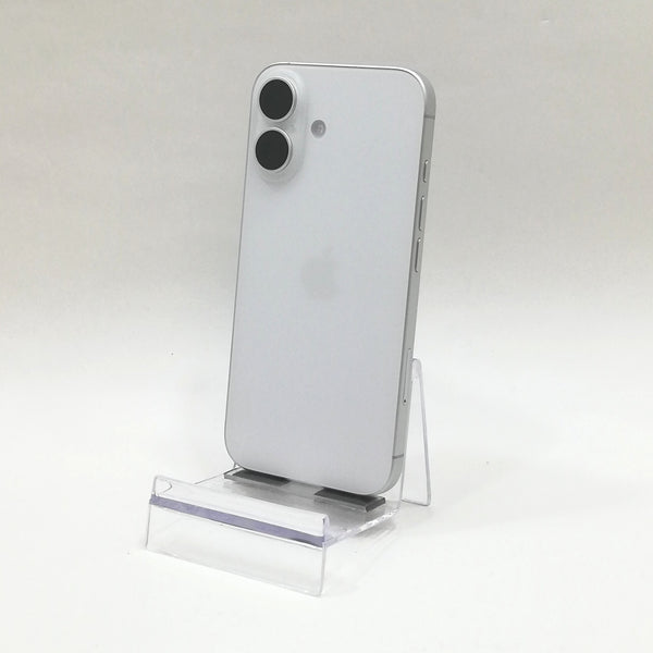iPhone 16 / 2024 / 128GB / ホワイト / au版SIMフリー / ランク:A / MYDR3J/A / A3286 【中古品管理番号:36558】
