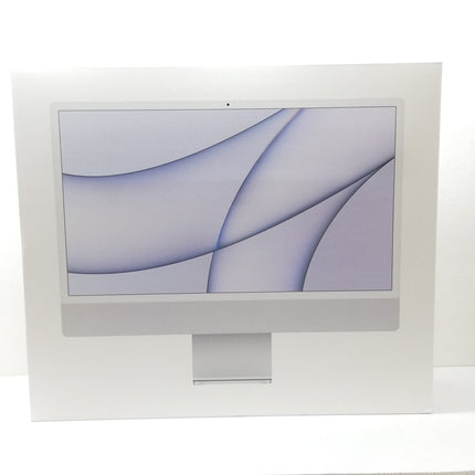 iMac M1 / 24インチ / Mid 2021 / 16GB / 256GB / シルバー / ランク:A / MGPC3J/A / 【中古品管理番号:36595】