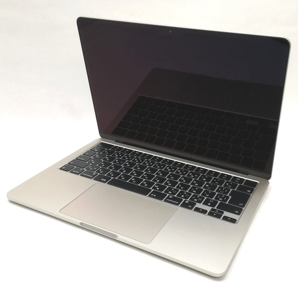MacBook Air M2 / 13インチ / 2022(2024) / 16GB / 256GB / スターライト / ランク:A / MC7W4J/A / 【中古品管理番号:36728】