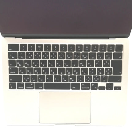 MacBook Air M2 / 13インチ / 2022(2024) / 16GB / 256GB / スターライト / ランク:A / MC7W4J/A / 【中古品管理番号:36728】