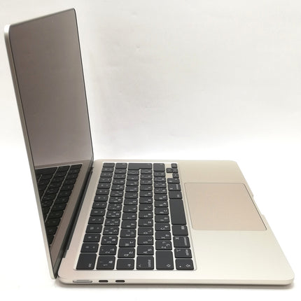 MacBook Air M2 / 13インチ / 2022(2024) / 16GB / 256GB / スターライト / ランク:A / MC7W4J/A / 【中古品管理番号:36728】
