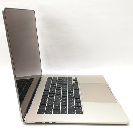 MacBook Air M2 / 15インチ / 2023 / 8GB / 512GB / スターライト / ランク:B / MQKV3J/A / 【中古品管理番号:36781】
