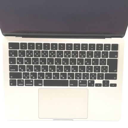 MacBook Air M3 / 13インチ / 2024 / 16GB / 512GB / スターライト / ランク:A / MXCU3J/A / 【中古品管理番号:36792】