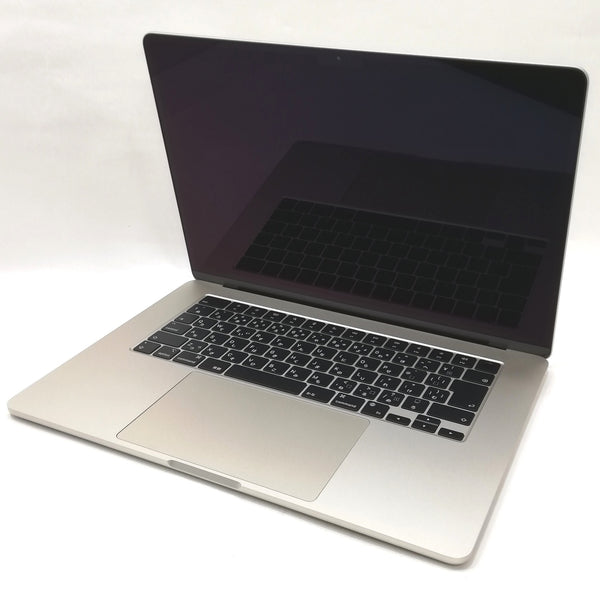 MacBook Air M3 / 15インチ / 2024 / 16GB / 256GB / スターライト / ランク:A / MC9F4J/A / 【中古品管理番号:36816】