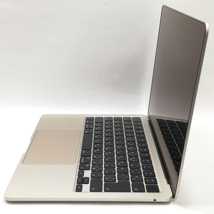 MacBook Air M2 / 13インチ / 2022(2024) / 16GB / 256GB / スターライト / ランク:A / MC7W4J/A / 【中古品管理番号:36855】