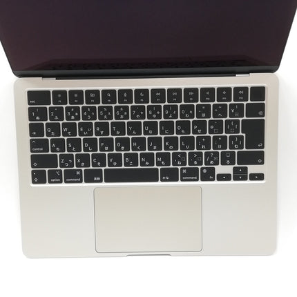 【決算セール！9/30火20時まで】MacBook Air M2 / 13インチ / 2022(2024) / 16GB / 256GB / スターライト / ランク:A / MC7W4J/A / 【中古品管理番号:36935】