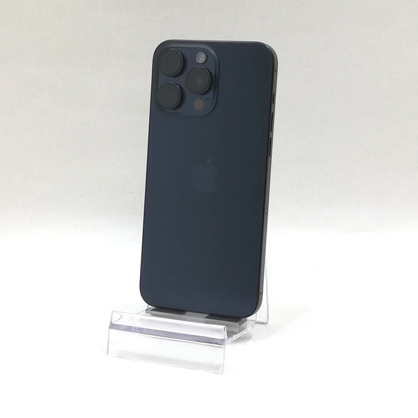 iPhone 15 Pro Max / 2023 / 512GB / ブルーチタニウム / au版SIMフリー / ランク:B / MU6X3J/A / A3105 【中古品管理番号:37023】