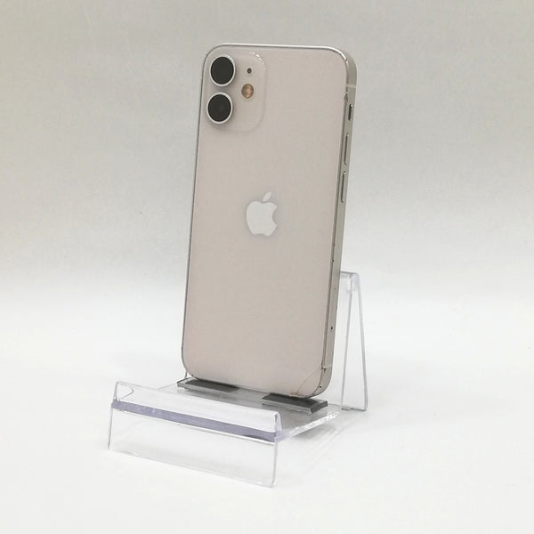 【決算セール！9/30火20時まで】iPhone 12 mini / 2020 / 128GB / ホワイト / au版SIMロック解除品 / ランク:C / MGDM3J/A / A2398 【中古品管理番号:37039】