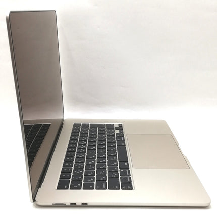 MacBook Air M3 / 15インチ / 2024 / 8GB / 512GB / スターライト / ランク:A / MRYT3J/A / 【中古品管理番号:37079】