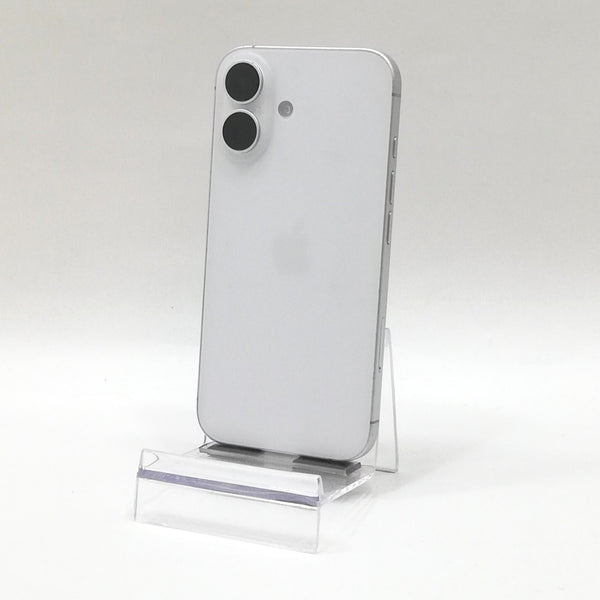 【決算セール！9/30火20時まで】iPhone 16 / 2024 / 128GB / ホワイト / 楽天モバイル版SIMフリー / ランク:C / MYDR3J/A / A3286 【中古品管理番号:37103】