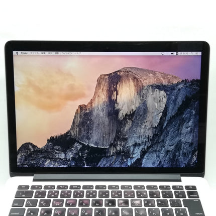 MacBook Pro Retina Display / 13インチ / Mid 2014 / 8GB / 512GB / シルバー / ランク:D / MGX92J/A / 【中古品管理番号:37198】