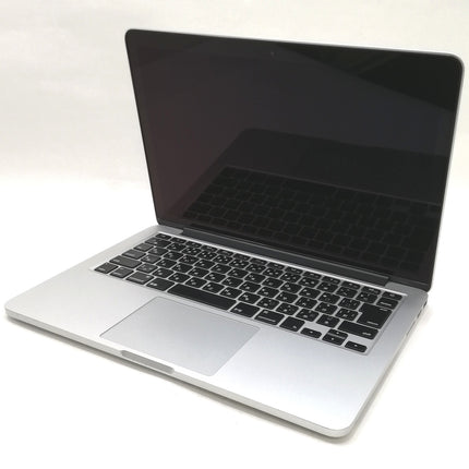 MacBook Pro Retina Display / 13インチ / Late 2013 / 8GB / 256GB / シルバー / ランク:C / ME865J/A / 【中古品管理番号:37199】