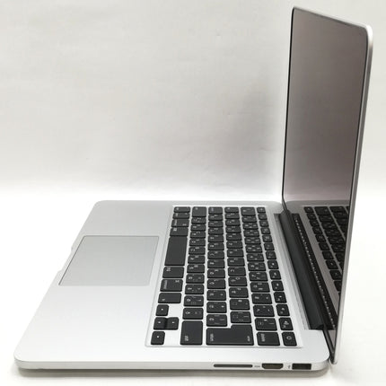 MacBook Pro Retina Display / 13インチ / Late 2013 / 8GB / 256GB / シルバー / ランク:C / ME865J/A / 【中古品管理番号:37199】